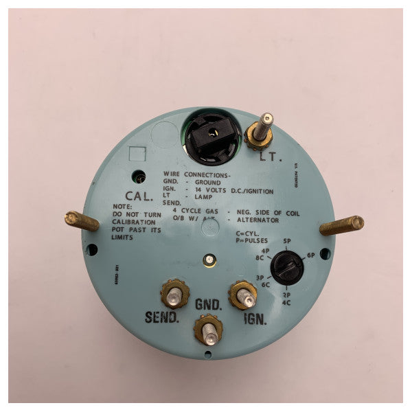 VDO Uttern tahometar s pokazivačem radnih sati bijeli 7000 RPM - 66975F