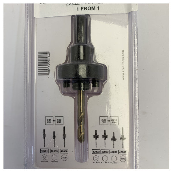 Erko Standard-Lochsägenschaft für Bohrer 32-110 mm Teil 42006