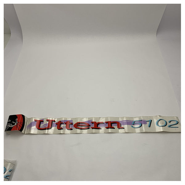 Uttern 5102-4 Color Decal Kit with Original Type and Logo