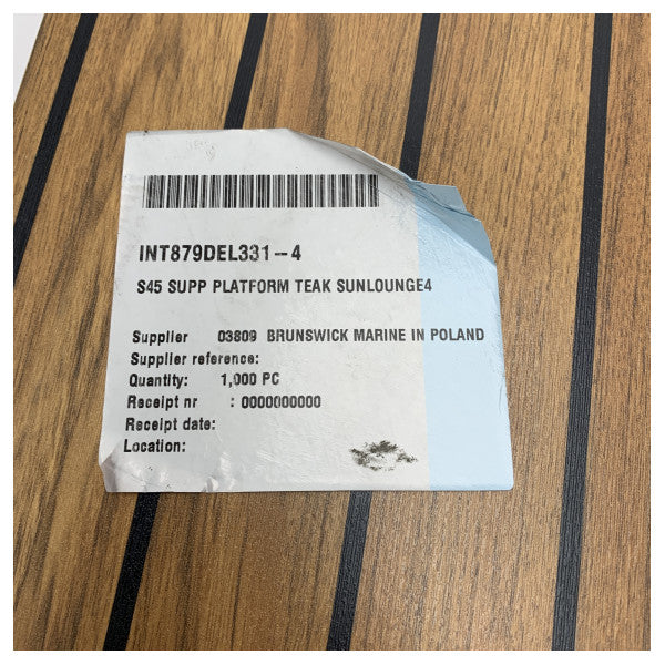 Uttern S45 Teak Sunlounge Platform Kit - 879DEL075