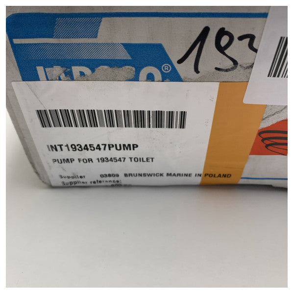 Jabsco 29040-3000 Toiletpumpe komplet til Twist'n Lock håndtoilet