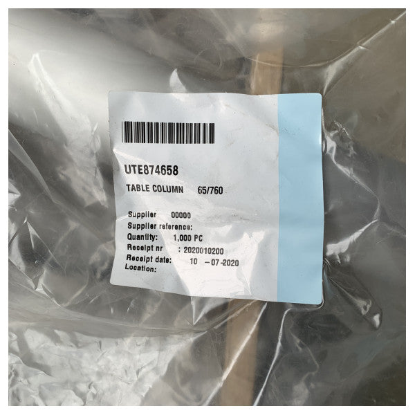 Система за алуминиеви сваляеми крака на маса Norsap 2060 - 760 мм