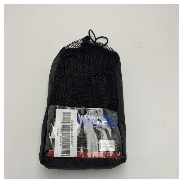 Osculati Mooring Line Black with Bag 14 mm x 9 m - 06.444.94