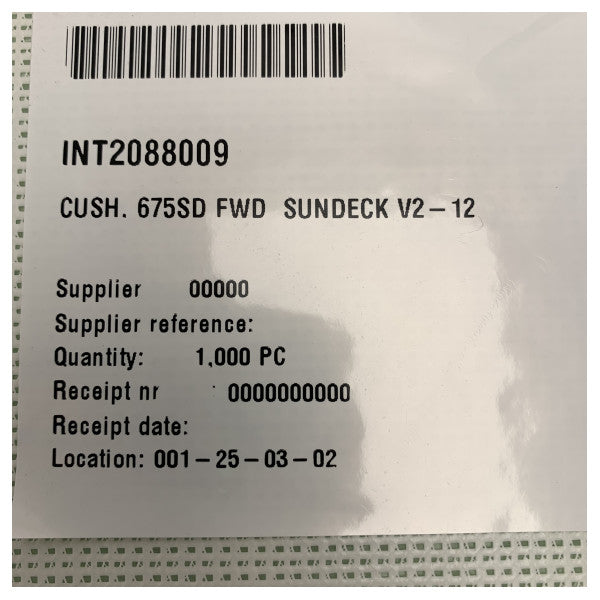 Quicksilver Activ 675 Sundeck Prednji Jastučić V2-12 - 2088009