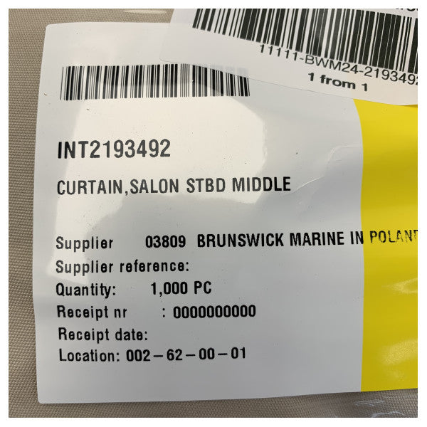 Quicksilver Activ 855 Salon Правий передній кутовий занавіс - 2193492