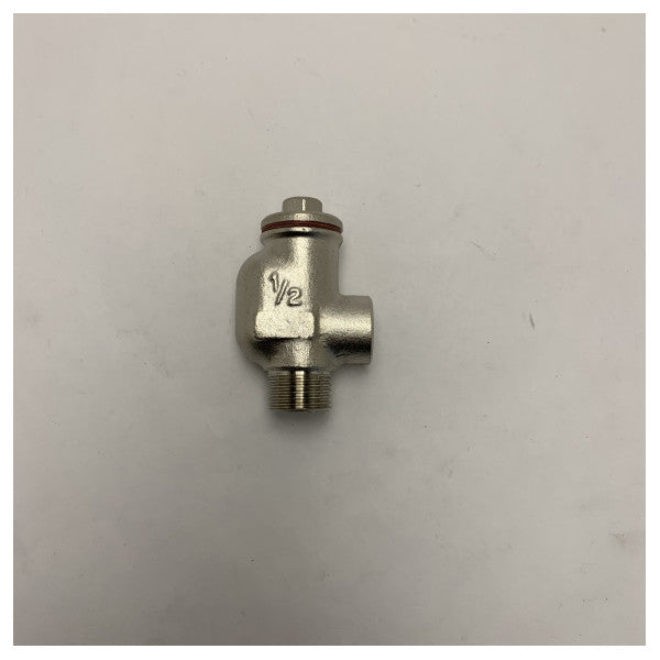 Морски 1/2-инчов клапан за прекъсване на сифона - траен антисифонен вентил, устойчив на корозия, за морски приложения