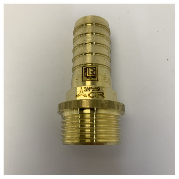KONIK 3/4inch x 19mm CR messing slangekobling - marine yacht hardware 7156E