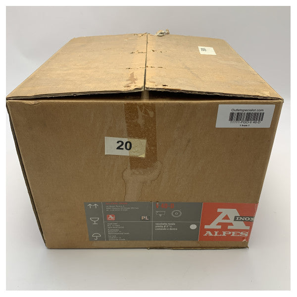 Alpes stainless steel V40D round build in sink D40 cm