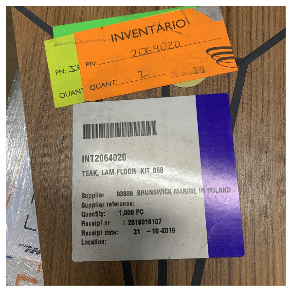 Uttern Teak Laminate Flooring Kit for D68 - 107941