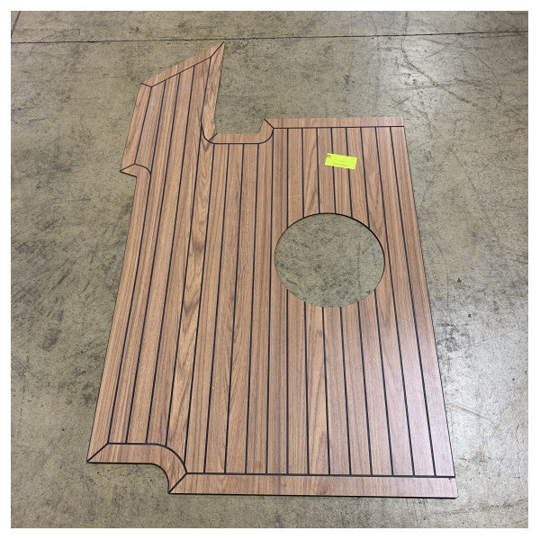 Uttern S62 Port Side Aft Laminated Teak Cockpit Floor Kit - 2083961