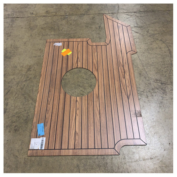 Uttern S62 Starboard Aft Laminated Teak Cockpit Floor Kit 4 mm - 2083962