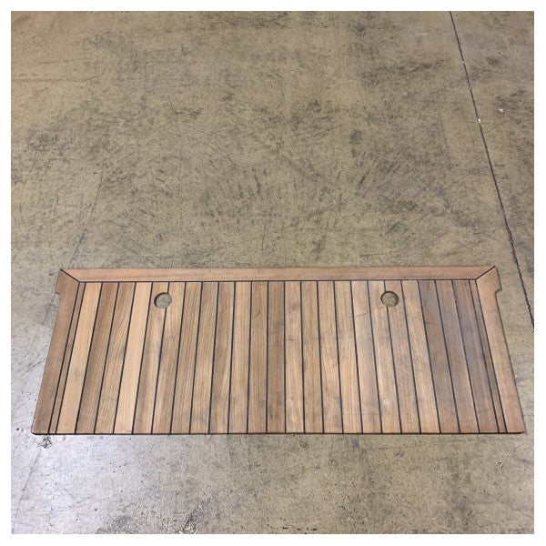 Quicksilver Central Hatch Teak Gulvsett - 2217176