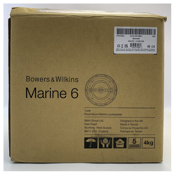Bowers and Wilkins Marine 6 6 tuuman IP66 vedenpitävät ulkokaiuttimet