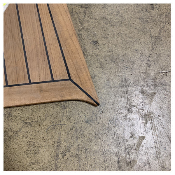 Premium Teak Däckplatta med äkta maritimt utseende för Quicksilver-båtar