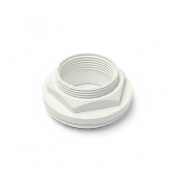 Marine toalett rørdeksel flens 48 mm hvit - yacht rørleggerrosett FI48