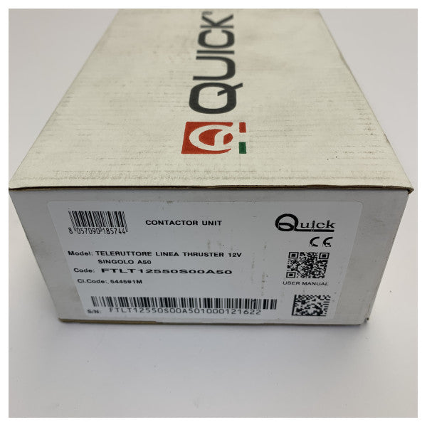 Quick 12V bovpropel-solenoide-kontaktor-relæ - FTLT12550S00A50