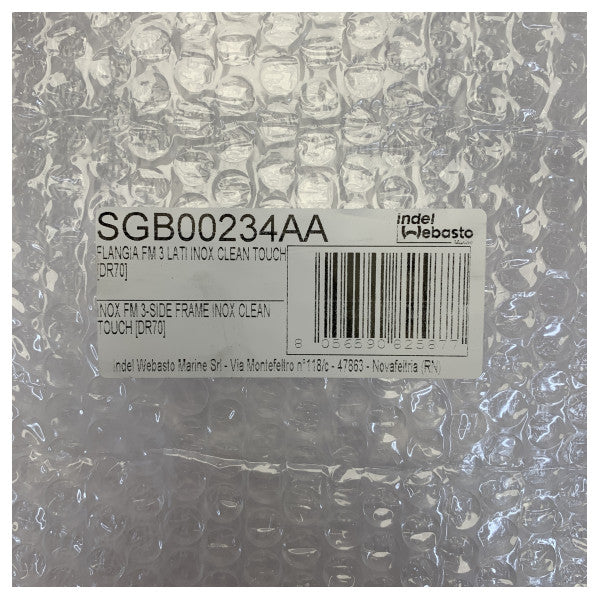 Marco empotrado Inox para cajón DR70 Isotherm Indel Webasto 5GB00234AA
