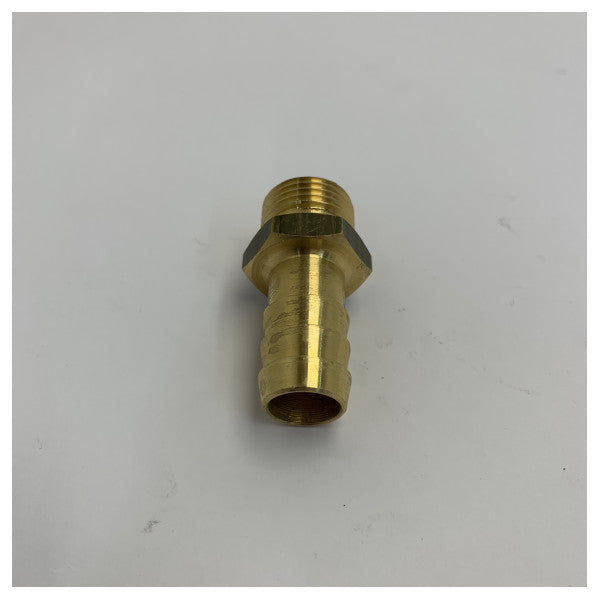 Marine Hose Fitting 1/2inch NPT to 16mm Barb - Straight Pipe Connector 1095931