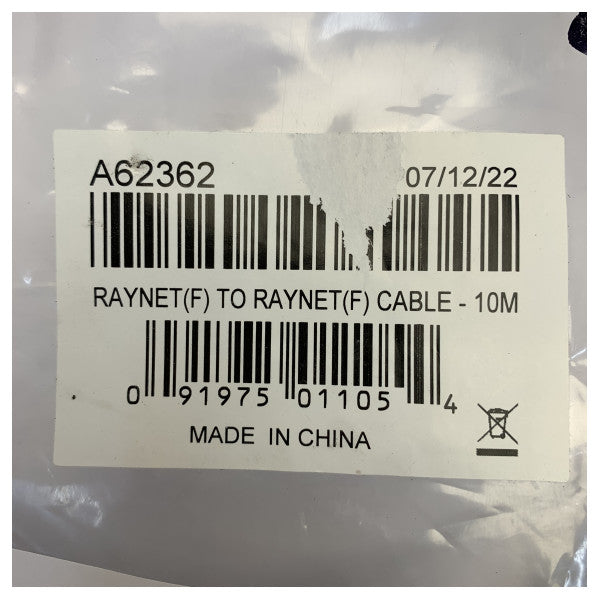 Raymarine RayNet-zu-RayNet-Ethernet-Kabel 10 m - A62362 Marine-Netzwerkkabel