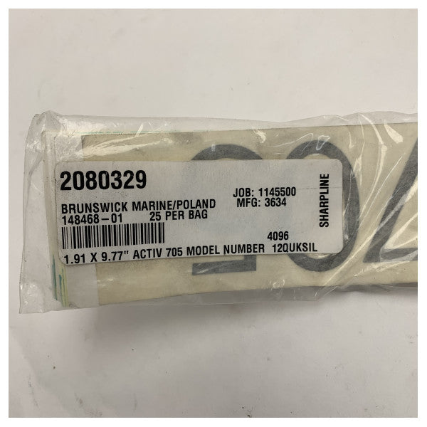 Quicksilver Activ 705 merikuvio logo / tarra - 148468-01