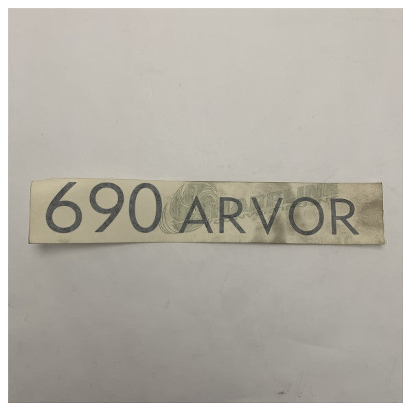 Quicksilver Arvor 690 side mount logo oriġinali decal - 155069-01