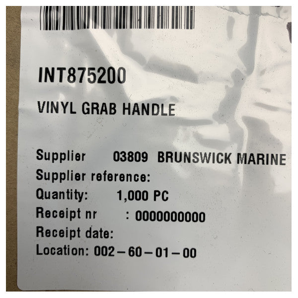 Quicksilver white coated vinyl grab handle - 2050-1WHITE