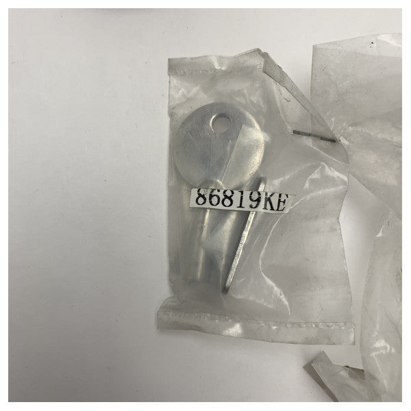 Osculati Flush Pull Hatch Latch Stainless Steel with Lock - 38.152.08