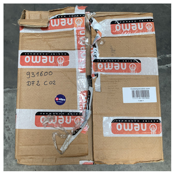 Nemo Stainless Steel Yacht Swim Ladder with Teak Steps - Durable Marine Boarding Ladder