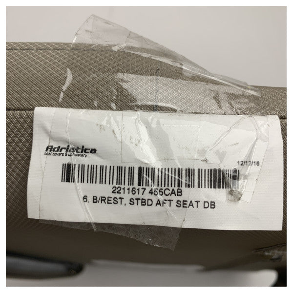 وسادة ظهر مقعد الكابينة Quicksilver 455 للجانب الأيمن المقعد الخلفي - 2211617PA-16