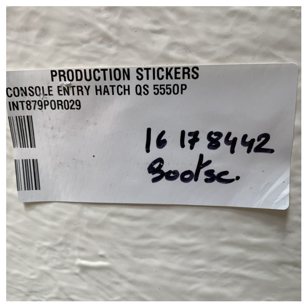 Quicksilver Activ 555 Pilothouse GRP Konsol Indgangsluge Dæksel Hvid - 879POR029