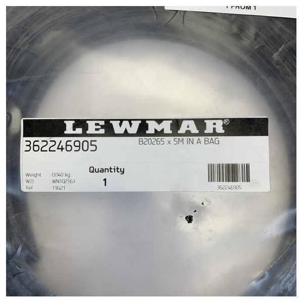 Lewmar Washboard Rubber Seal Replacement - 362246905 - Yacht Hardware