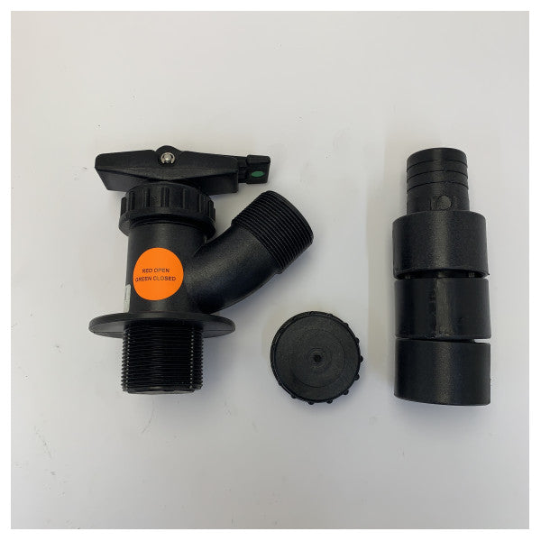 Flowtech Marine Y-Valve Seacock - 3/4inch, 1inch, 1 1/2i Raccord de tuyau multi-tailles