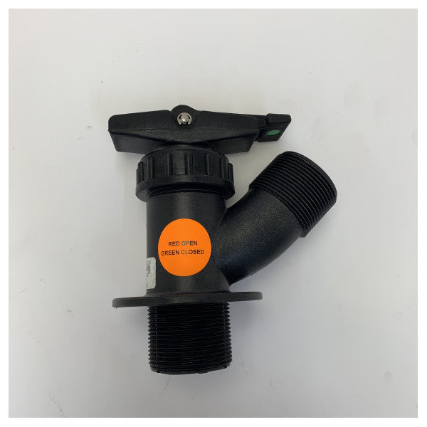 Flowtech Marine Y-Valve Seacock - 3/4inch, 1inch, 1 1/2i Raccord de tuyau multi-tailles