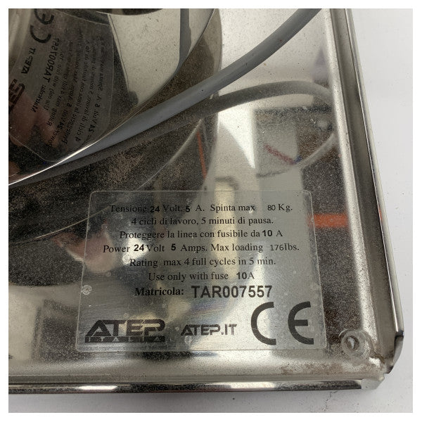 ATEP 電動テーブル台 AISI316 H690-H340 3段 24V - 20.18898B/INO