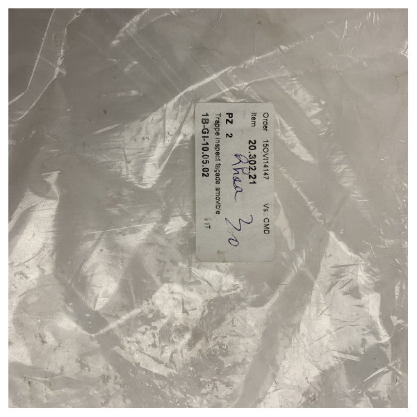 فتحة فحص أوسكولاتي البحرية أبيض 305 × 355 سم بلاستيك ASA متين مقاوم للأشعة فوق البنفسجية ومقاوم للأشعة فوق البنفسجية للقوارب