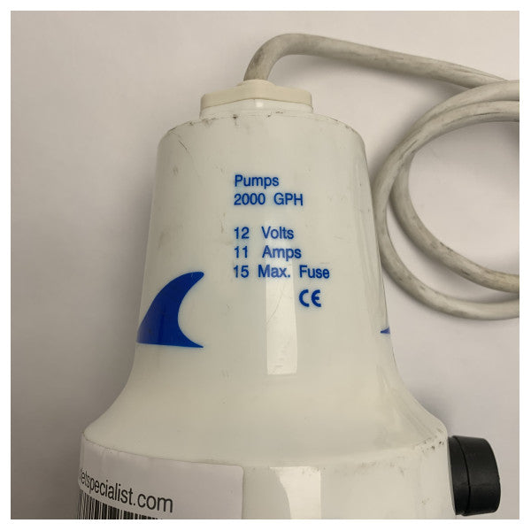 Pompa di sentina Vetus 2000GPH 6000L/ora 12V - BLP122000