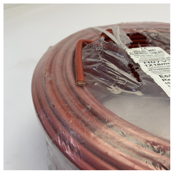 H07V-K 16 mm² Red Flexible Cable - 1M