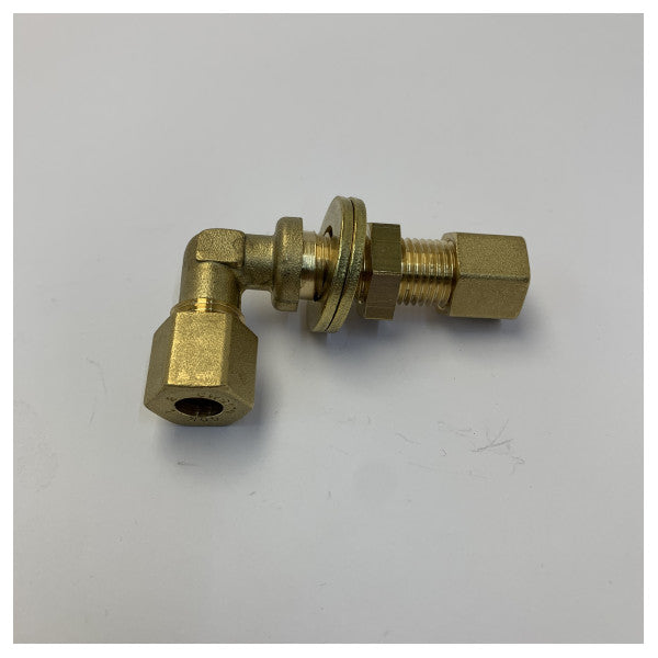 GOK 8mm Elbow Plumbing Fitting - CW617N Brass Marine Pipe Connector