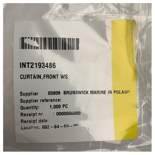 Quicksilver 855 beige curtain for front window - 2193486