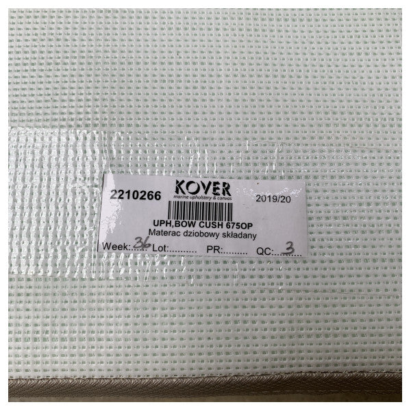 Quicksilver Activ 605 Open Bow Insert Cushion Grey - 2210266