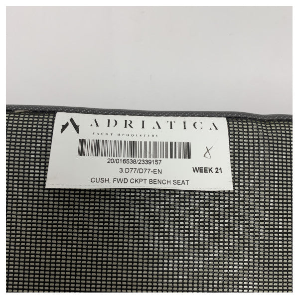 Uttern D77 Forward Seat Cockpit Bench Cushion Anthracite - 2339157