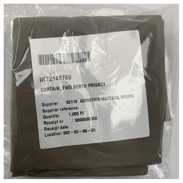 Quicksilver 855 SunDeck and Uttern D77 forward berth privacy curtain - 2148769