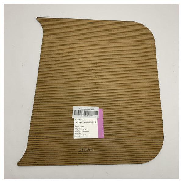 Quicksilver 555 Cabin Teak inlay for swim platform starboard side - 555CAB