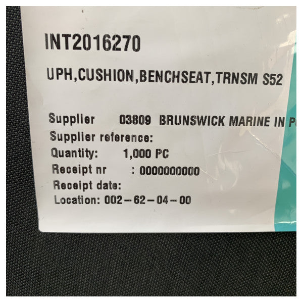 Cojín respaldo del asiento de banco de transom Uttern S52 antracita - 2016270
