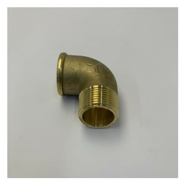 Maestrini 1inch Chrome Brass 90 Degree Hose Tail Elbow Fitting - 7092F