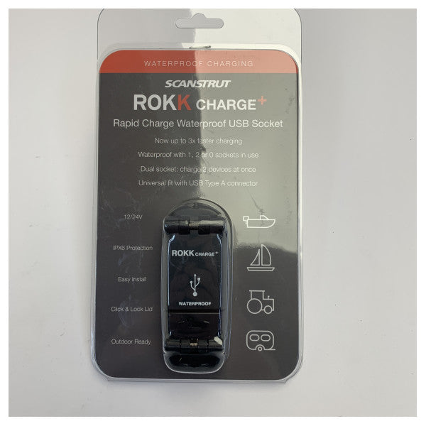 Scanstrut SC-USB-02 ROKK wasserdichte Dual-USB-Ladebuchse IPX6