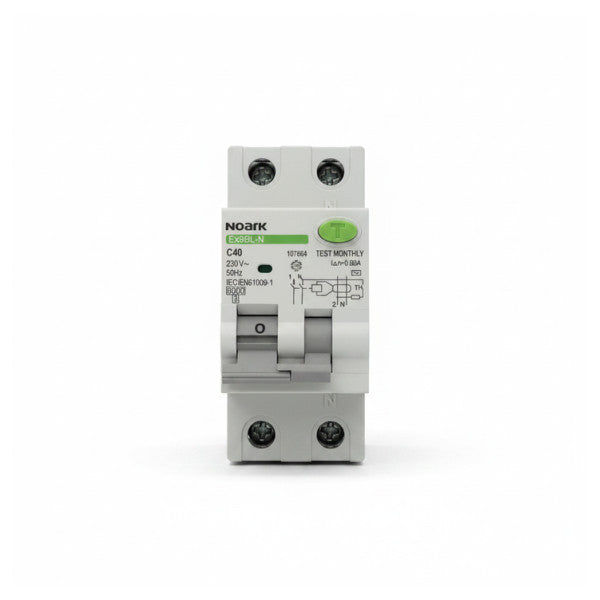Noark KZS C40 Fehlerstrom-Schutzschalter RCBO 40A 30mA C40