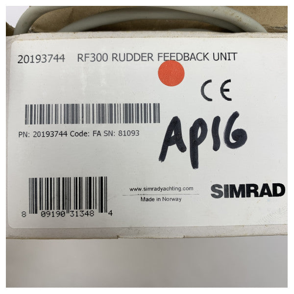 Simrad RF300 rudder feedback indicator black - 20193744