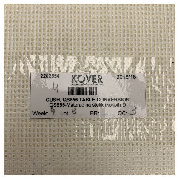 Cojín de conversión de cama Quicksilver 855 blanco - 2202554