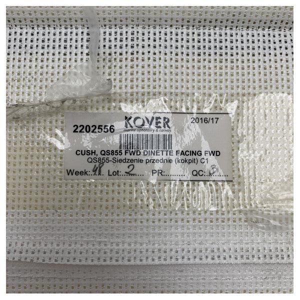 Quicksilver 855 sjedalo za blagovanje okrenuto prema naprijed bijelo - 2202556